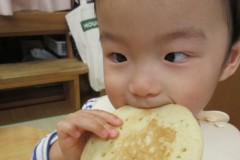 アンパンマンが大好きなけんちゃん