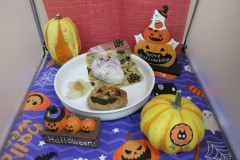 カボチャおばけハンバーグ